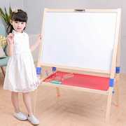 超大号儿童黑板支架式家用小学生宝宝双面画板幼儿可升降写字板磁