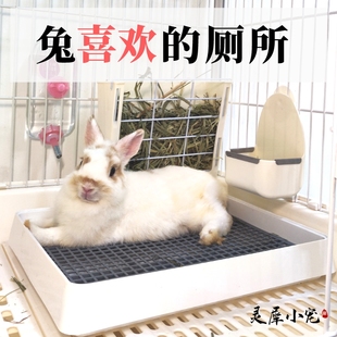 兔兔专用宠物兔子厕所大号，屎盆荷兰猪天竺鼠尿盆豚鼠便盆用品大码