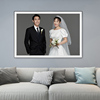 婚纱照相框挂墙定制洗照片放大尺寸做成相框全家福照片打印制作框