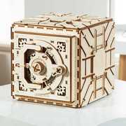 diy高档创意组装制作玩具，拼插积木3d立体拼图机械木质传动模型礼