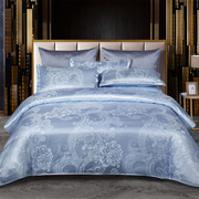 23欧式奢华贡缎提花四件套床单被罩1.8m2.0m高档婚庆三件套床上用