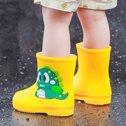 雨鞋儿童男童女款防滑轻便宝宝低筒防水雨靴，幼儿园胶鞋雨衣套装