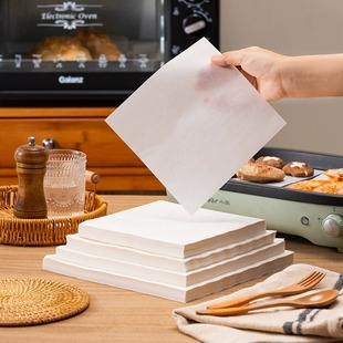 烧烤纸烤箱烤盘烤肉纸吸油纸正方形油纸烘焙家用不粘食物防油隔油
