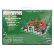 CREATOLOGY FOAM KIT 儿童3D泡沫拼插立体积木农场房屋别墅树场景