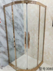 不锈钢弧扇型淋浴房，圆弧淋浴房洗浴房浴室，玻璃门淋浴房隔断门