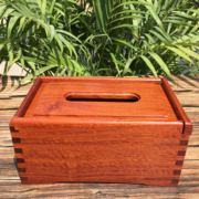 红木纸巾盒缅甸花梨木大果紫檀榫卯结构上抽款木制抽纸盒收纳盒子