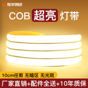 灯带led灯条客厅吊顶防水户外自粘220v超亮款线型cob鞋柜衣柜插电