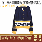 gymboree金宝贝(金宝贝)女童，童装长袖纯棉圆领针织衫，毛衣外套开衫几何图案
