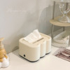 ins奶油风高级感壁挂式可爱家用纸巾盒创意茶几简约桌面收纳客厅