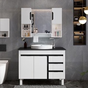 浴室柜组合落地式小户型卫生间洗手台盆一体现代简约挂墙洗漱盆柜