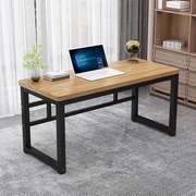 实木电脑桌台式简约双人桌子，家用书桌北欧轻奢办公电竞工作台