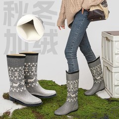 网红款雨靴工厂库存四季时尚套鞋女士橡胶鞋雨鞋柔软高筒防水防滑