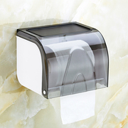 卫生间防水纸巾盒厕所免打孔卷，纸盒置物架壁挂式纸巾架放厕纸盒子