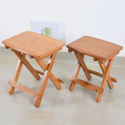 楠竹折叠凳子实木便携式户外马扎钓鱼凳家用儿童小板凳矮坐凳椅子