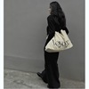 wtaii原创设计花瓶帆布包，双面背布包女单，肩包可插花大容量购物袋