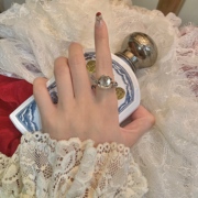 祈祷之戒~ 制造魔法原创设计戒指女时尚个性情侣ins潮71银色指环
