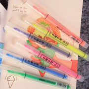 文具 柯林507单头荧光笔 记号笔粗划重点 彩色笔标记笔粗头笔