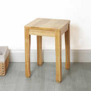 销全实木方凳家用客厅餐桌凳新中式板凳轻奢木凳子可叠放原木化厂