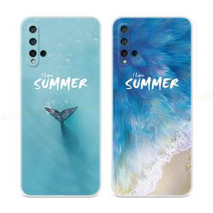 夏日海洋适用华为nova5pro手机壳6se小清新4e鲸鱼3i女款2s软plus