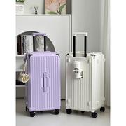 汤姆狼店行李箱拉杆箱女大容量紫色26寸男耐用密码旅行箱