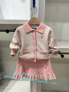 Polo walk KIDS童装23年冬款女童小香风甜美套装BBFW336E0011