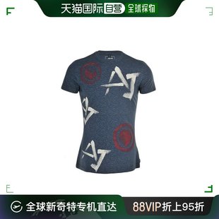 香港直邮armanijeans男款aj都市，个性趣味手写短袖t恤年轻贴