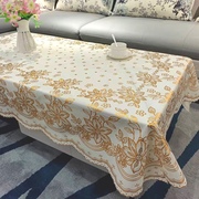 加厚茶几桌布pvc防水防油防烫免洗餐桌布欧式台布长方形塑料桌垫