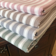 出口品质优雅纯棉老粗布条纹床单三件套 21支棉纱 多个尺寸可选
