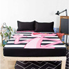 卡通粉红豹儿童床笠1.2单人床垫防滑保护套双人1.5X2米棕垫床罩子