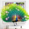 2023新款5D钻石画客厅满钻花卉卧室动物孔雀开屏贴钻画钻石十字绣