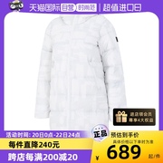 自营UA安德玛羽绒服女装白色中长款外套保暖上衣1355836