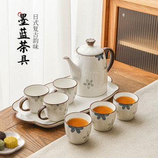 釉下彩茶杯茶壶功夫，茶具套装中式家用2023陶瓷，泡茶具礼盒日式