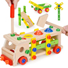 儿童动脑螺母组合玩具男孩益，智力可拆卸螺丝，组装车宝宝2-3-4岁6
