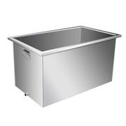 不锈钢水箱方形落地式储水箱储物箱工业储水桶移动式浸泡池卤