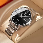 瑞士品牌手表男士机械表，高档全自动防水夜光商务简约十大石英腕表