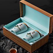 茶叶龙井明前绿茶礼盒装，高档罐装礼盒，包装送礼国庆节茶送长辈
