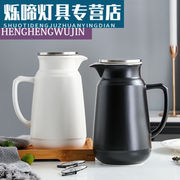 凉白开水壶冷水壶家用大容量茶壶套装创意陶瓷冷水壶家用客厅