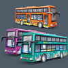 男孩宝宝惯性玩具汽车可开门儿，童声光公交车公共客车双层巴士模型