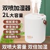 USB小型迷你加湿器静音喷雾卧室办公桌面加湿器抑菌净化加湿双喷