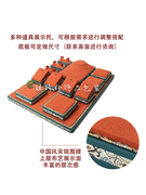 中国民族风宋锦布艺柜台展示道具套装复古托盘自由组合尺寸