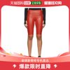 香港直邮潮奢mm6maisonmargiela女士红色合成皮革短裤