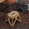 户外塑料折叠小板凳便携式小凳子可拆叠马札露营野外结实马扎凳子