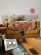南京云锦 红色海水纹钱包特色 手工艺 民族风 送女友古典创意