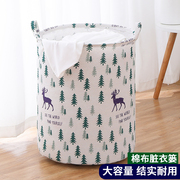 日式可折叠布艺脏衣口篓浴室放脏衣服篮家用儿童大号玩具桶收纳筐