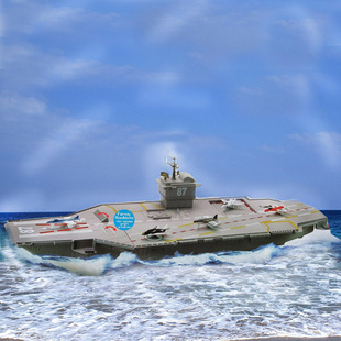 成品大航母航空母舰 军事模型摆件 船模战舰学校教材送礼佳品玩具