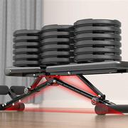 哑铃凳家用腹肌板多功能仰卧起坐，板健身器材，可折叠卧推凳健身椅