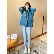 冬季棉服女2021年韩版长袖短款棉袄宽松加厚棉衣外套ins潮