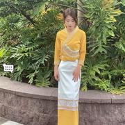 重工高端定制套装旅拍舞台工作服西双版纳泰国女装西北民族风