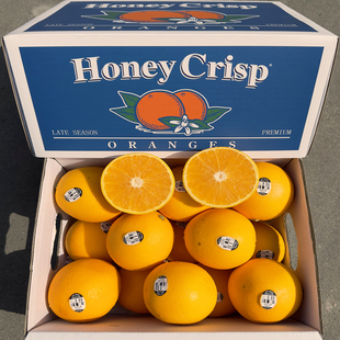 2024美国进口新奇士(新奇士，)黑标3107脐橙子7斤礼盒装新鲜当季好甜橙