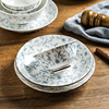 舍里日式复古餐具碗碟套装家用特别好看的陶瓷米饭碗面碗汤碗盘子